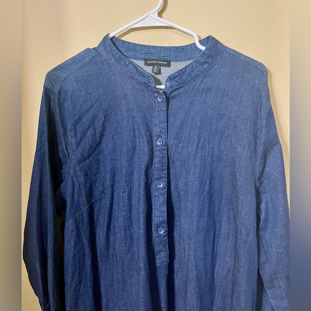 Universal Standard Hannah Button Down Denim Dress - image 7